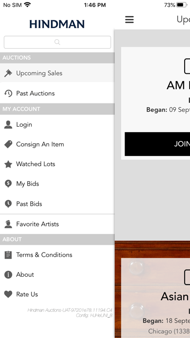 Freeman’s iPhone screenshot 5 - Shopping app