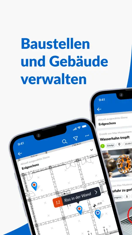 PlanRadar - Die Baustellen App screenshot 1 of 10