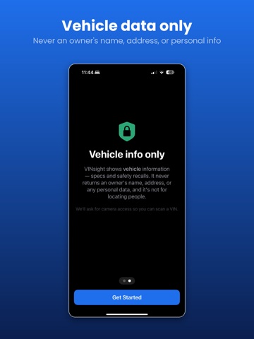 VINsight: Recalls & Car Specs iPad screenshot