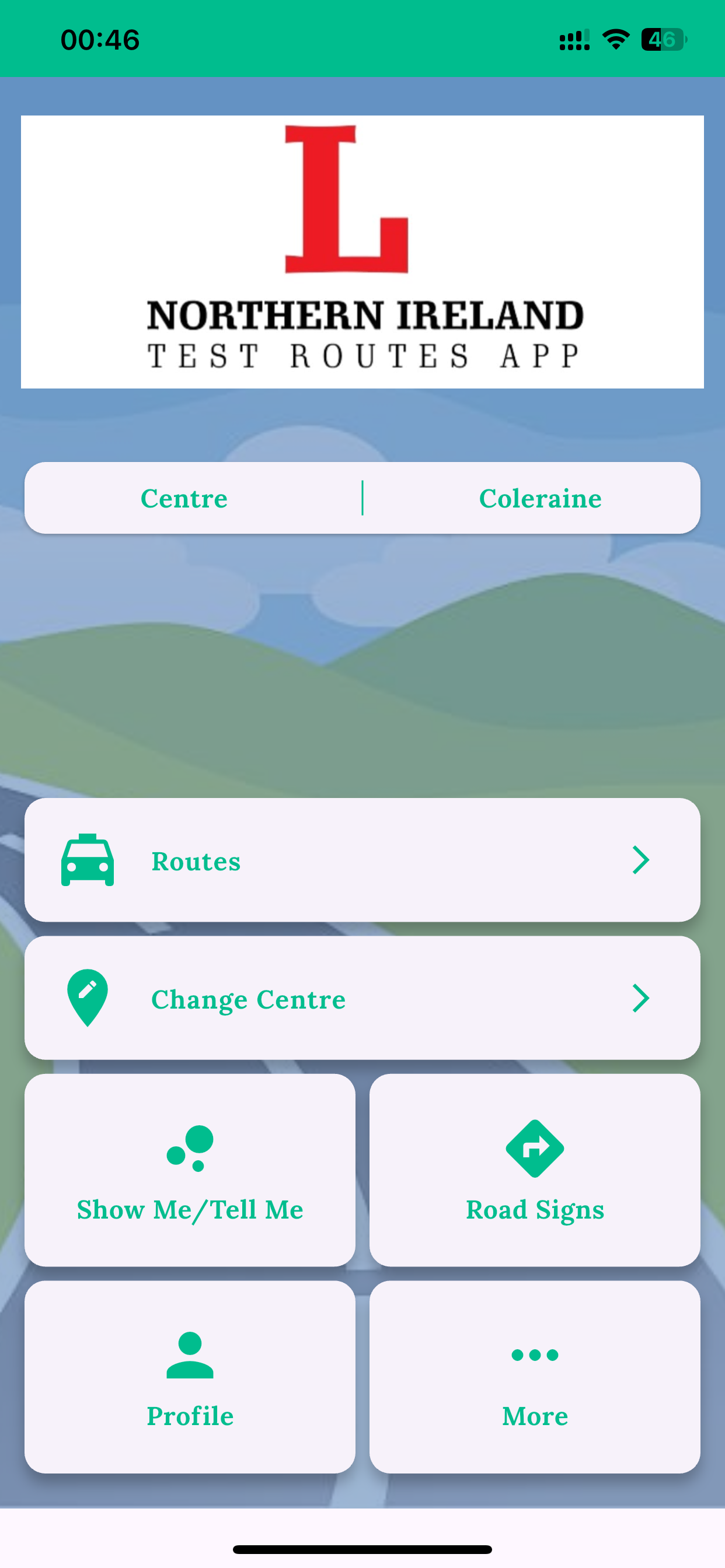 N Ireland Driving Test Routes