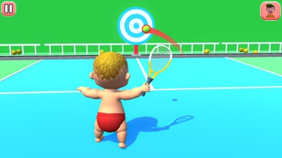Baby Tennis Champs: Find Daddy Screenshot