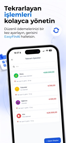 EasyFinAI: Gelir Gider Takibi screenshot