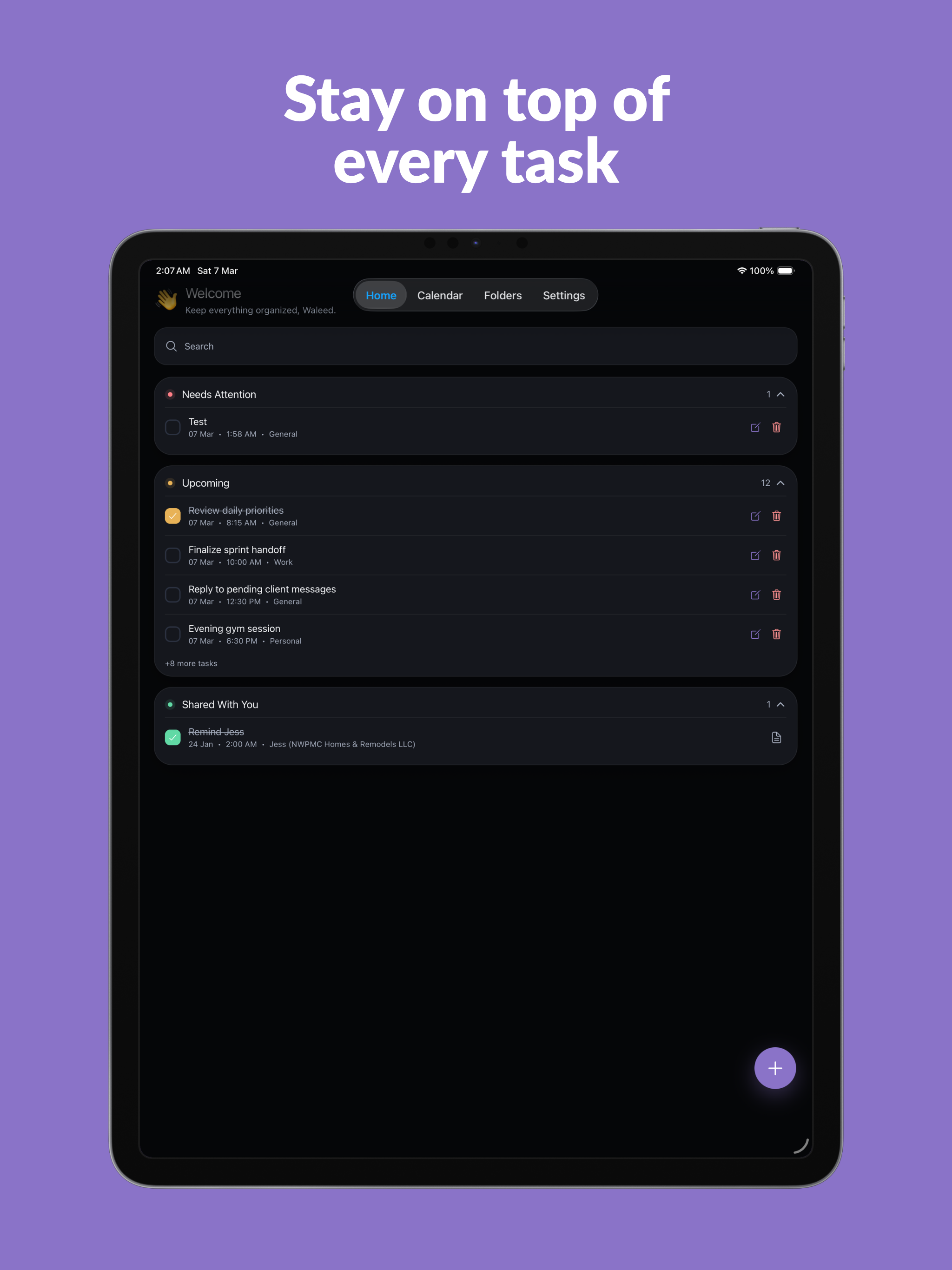 To Do-Daily Planner & Reminder