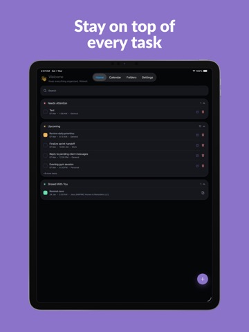 To Do-Daily Planner & Reminder iPad screenshot