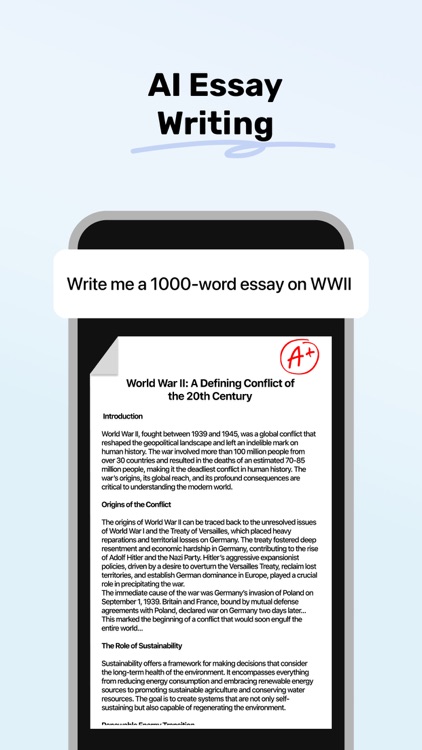 Homework AI - Math & Essay App screenshot-3