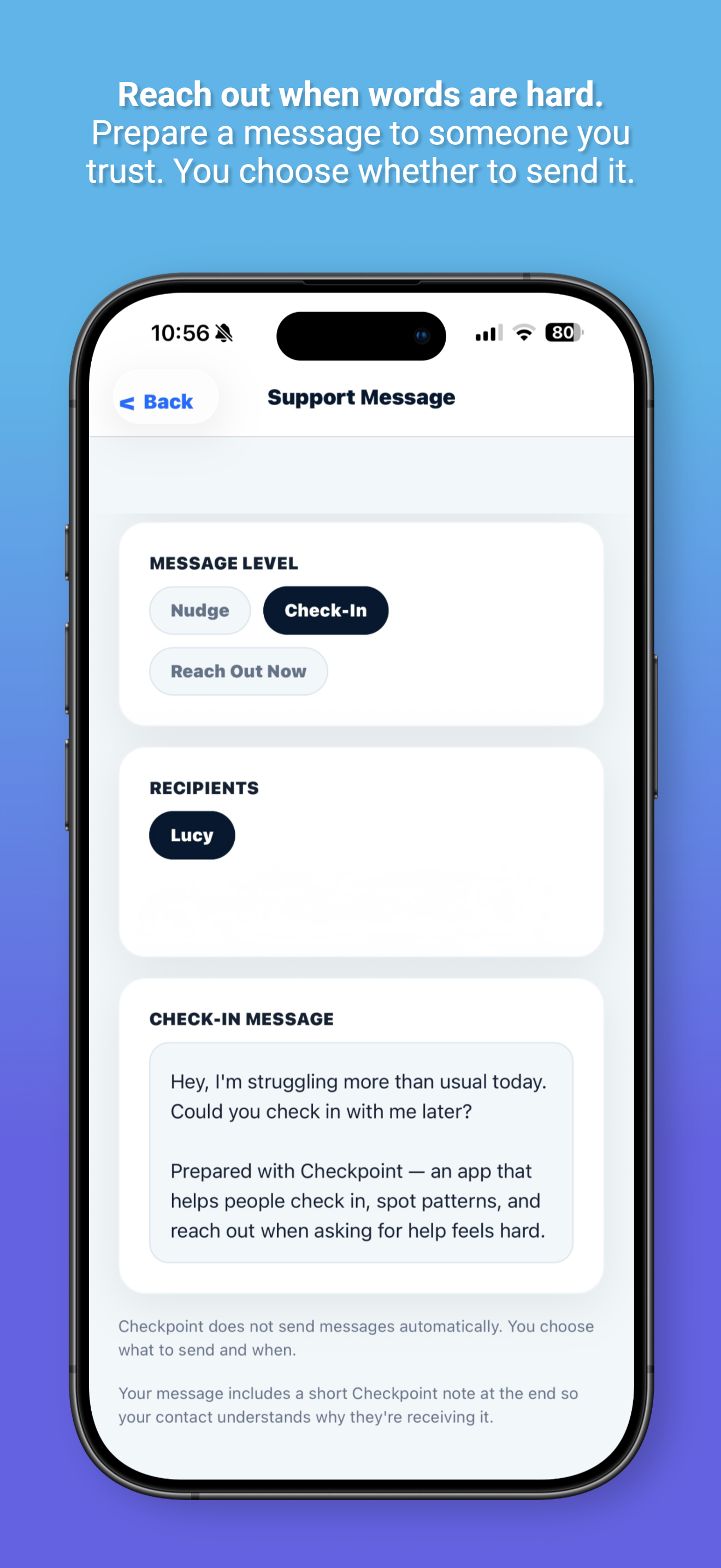 Checkpoint: Wellbeing screenshot 4