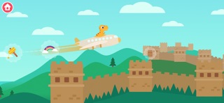 Dinosaur Plane Games for kids iPhone screenshot