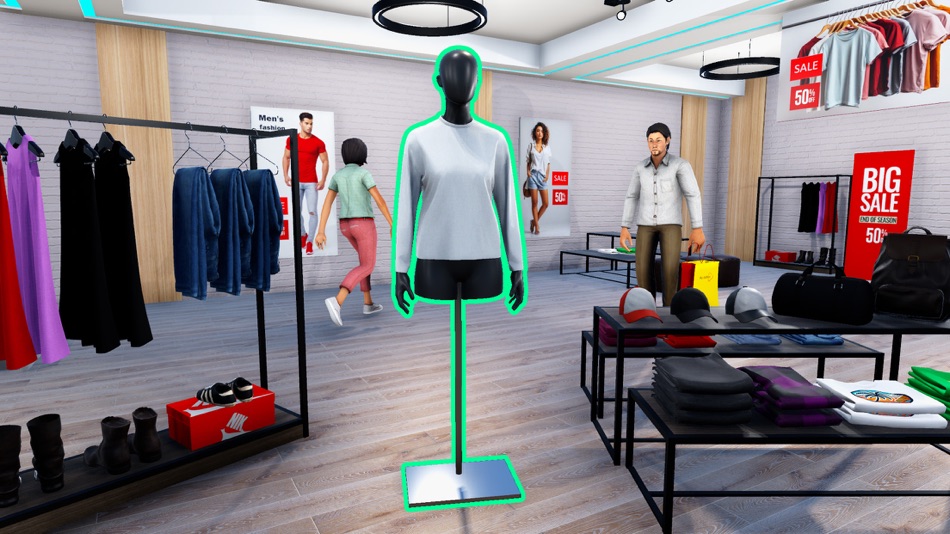 #4. Clothing Outlet Simulator (iOS) Podle: Aleksandrs Visnakovs