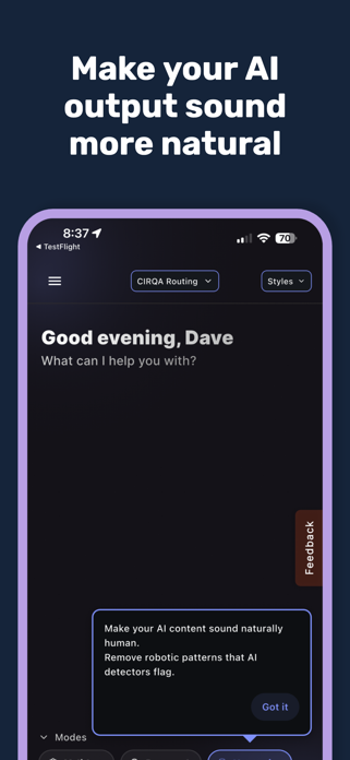 CIRQA AI Screenshot 3 of 5