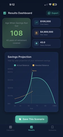 Retirement Outlook Calculator app screenshot 3