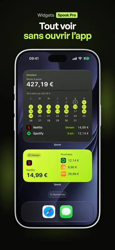 Spook : Gérer ses abonnements screenshot 8 of 10