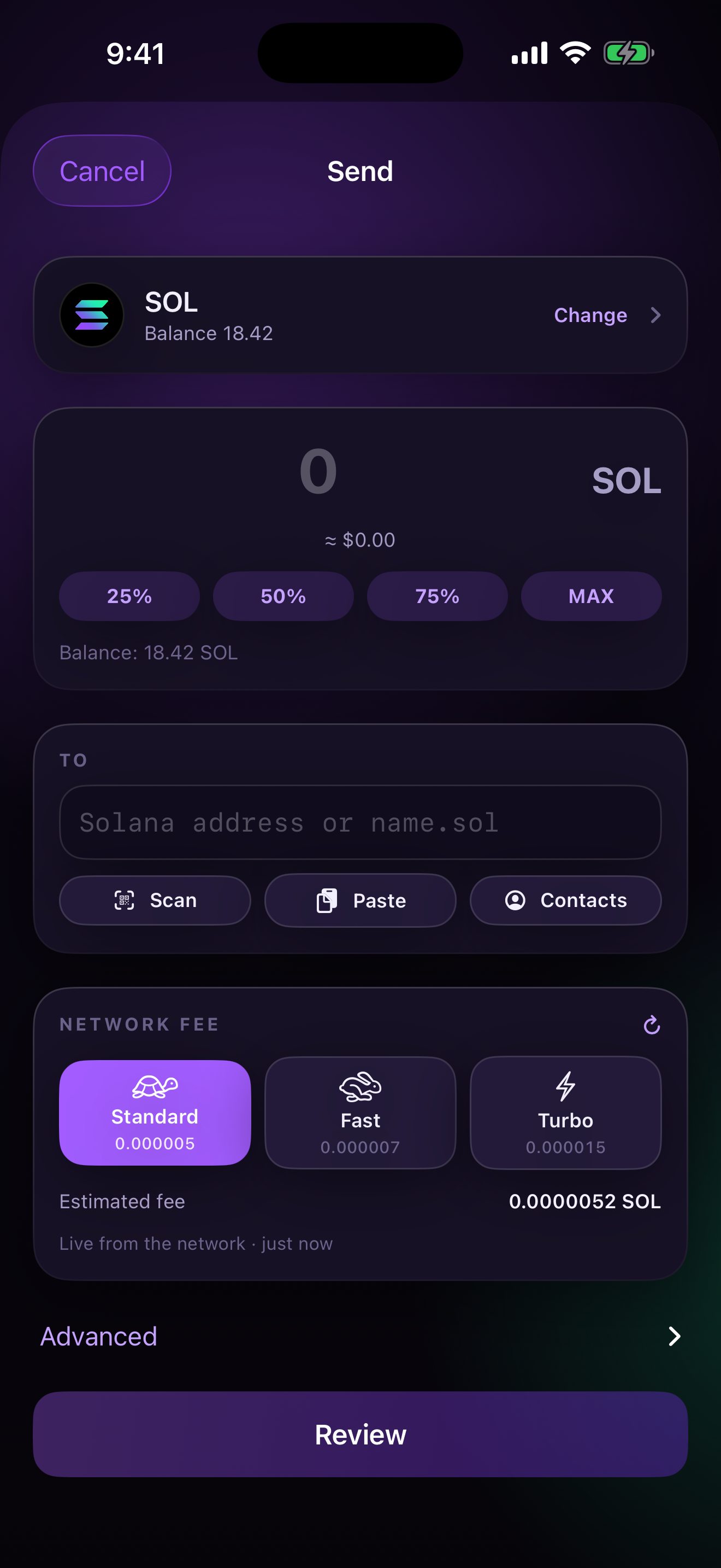 Solis Wallet - Solana & Tokens screenshot 3