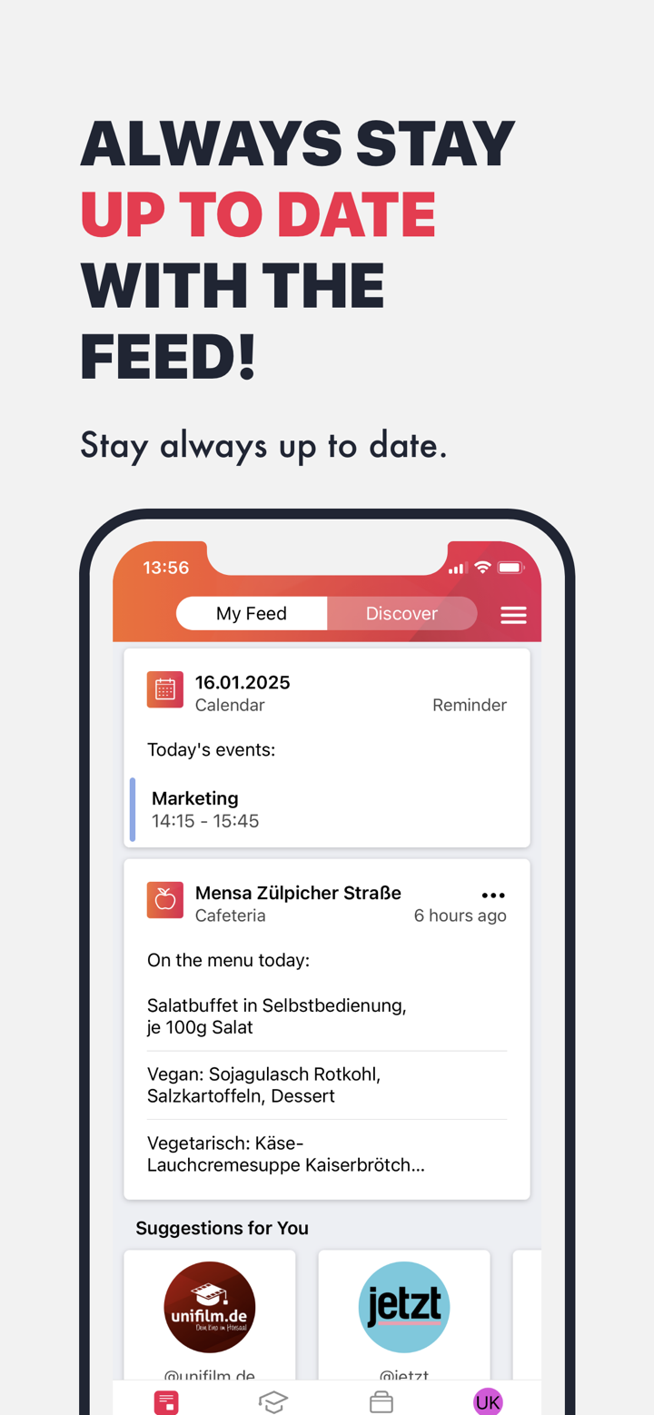 UniNow: Studies, Campus, Jobs screenshot 4