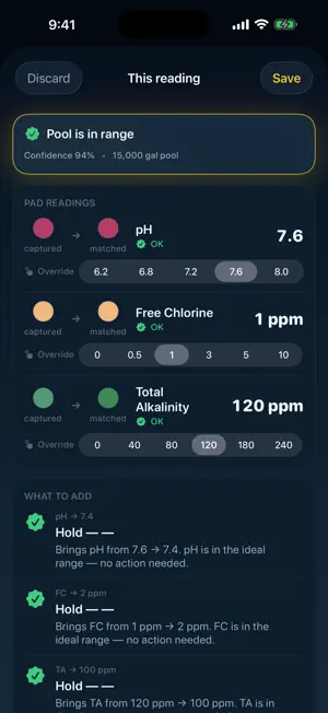 Striprate: Pool Test Strip screenshot 1