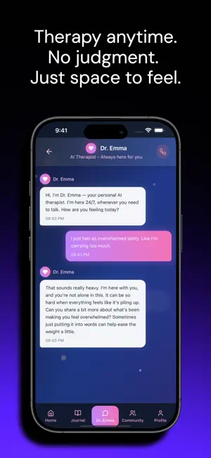 EMVU: AI Therapy & Journal screenshot 3