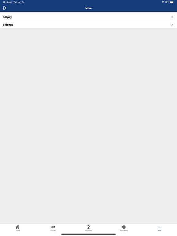 Anchor Bank Business iPad screenshot 4 - Finance app