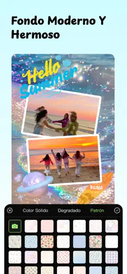 Captura de pantalla de PhotoGrid Collage Maker Staril en iPhone 4