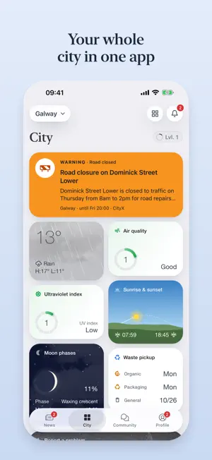 CityX: Smart City App screenshot 1