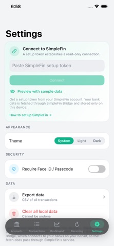 FinApp — Private Money Tracker Screenshot 10 of 10