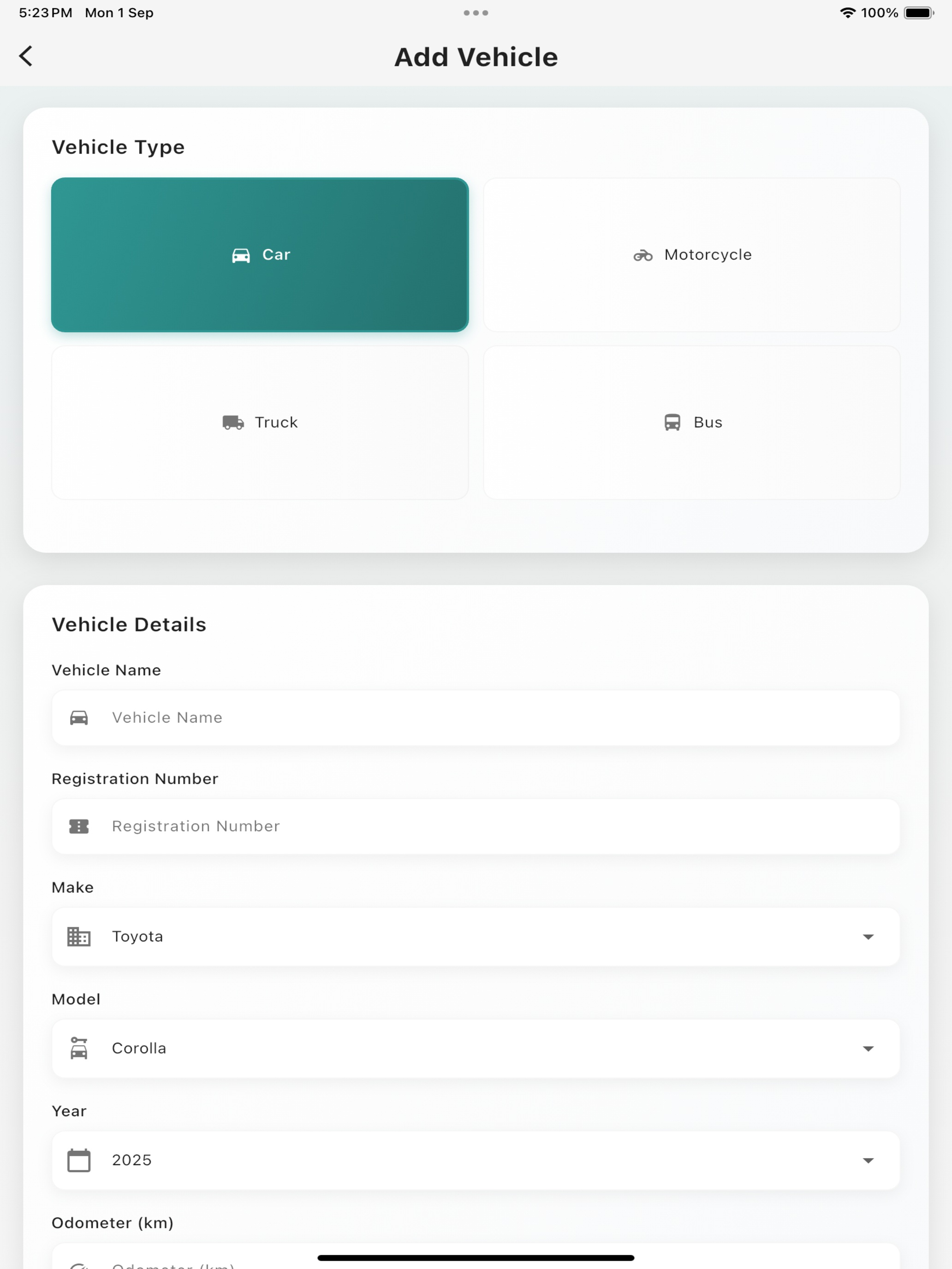 Zoto Vehicle Manager