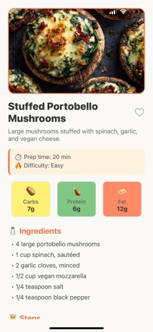 Air Fryer Meal Recipes App iPhone screenshot