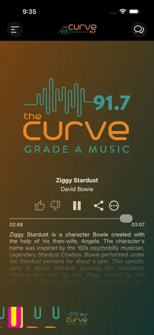 91.7 The Curve - WJPR screenshot 1