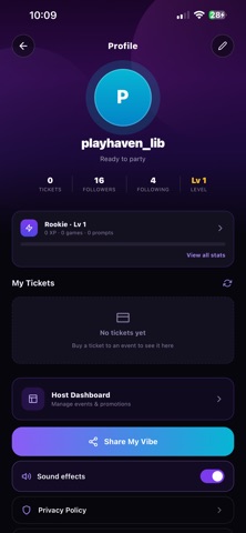 Playhaven Hub iPhone screenshot