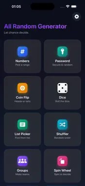 All Random Generator screenshot 1