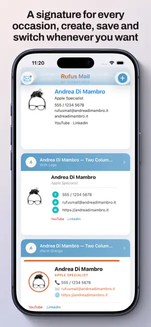 Rufus Mail – Email Signature screenshot 4