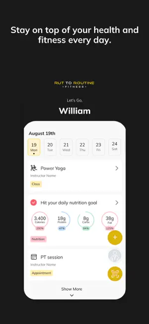 Rut to Routine Fitness screenshot 2