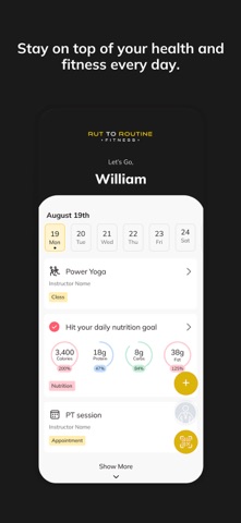 Rut to Routine Fitness screenshot