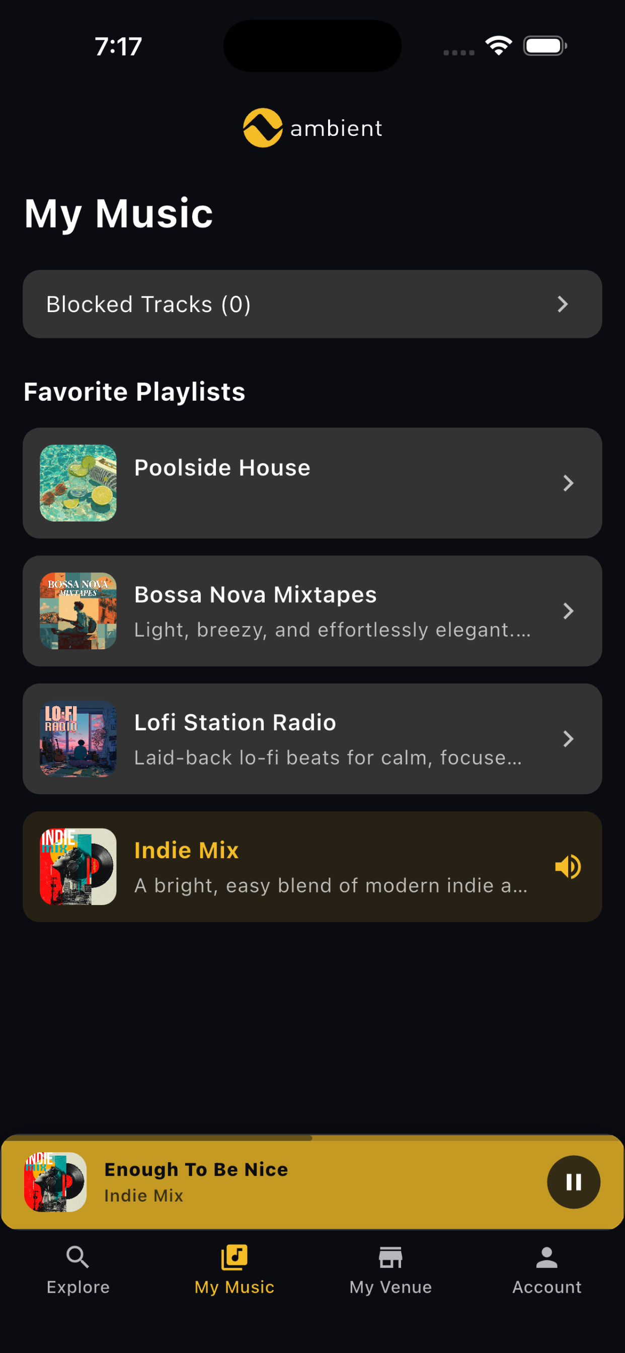 Ambient: Background Music screenshot 4