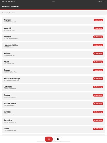 SC Fuels Site Locator iPad screenshot