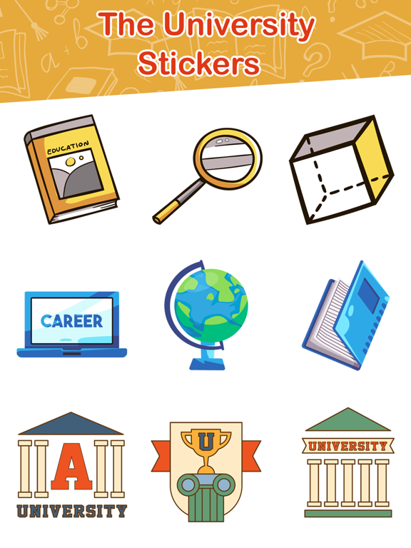 Screenshot #5 pour The University Stickers
