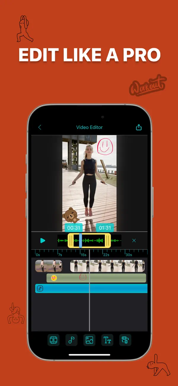 Screenshot #3 pour Auto Record: Workout Camera