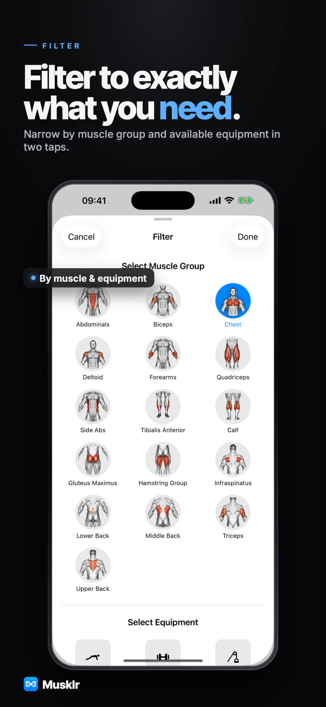 Musklr: Lift heavy. Log fast. screenshot 3