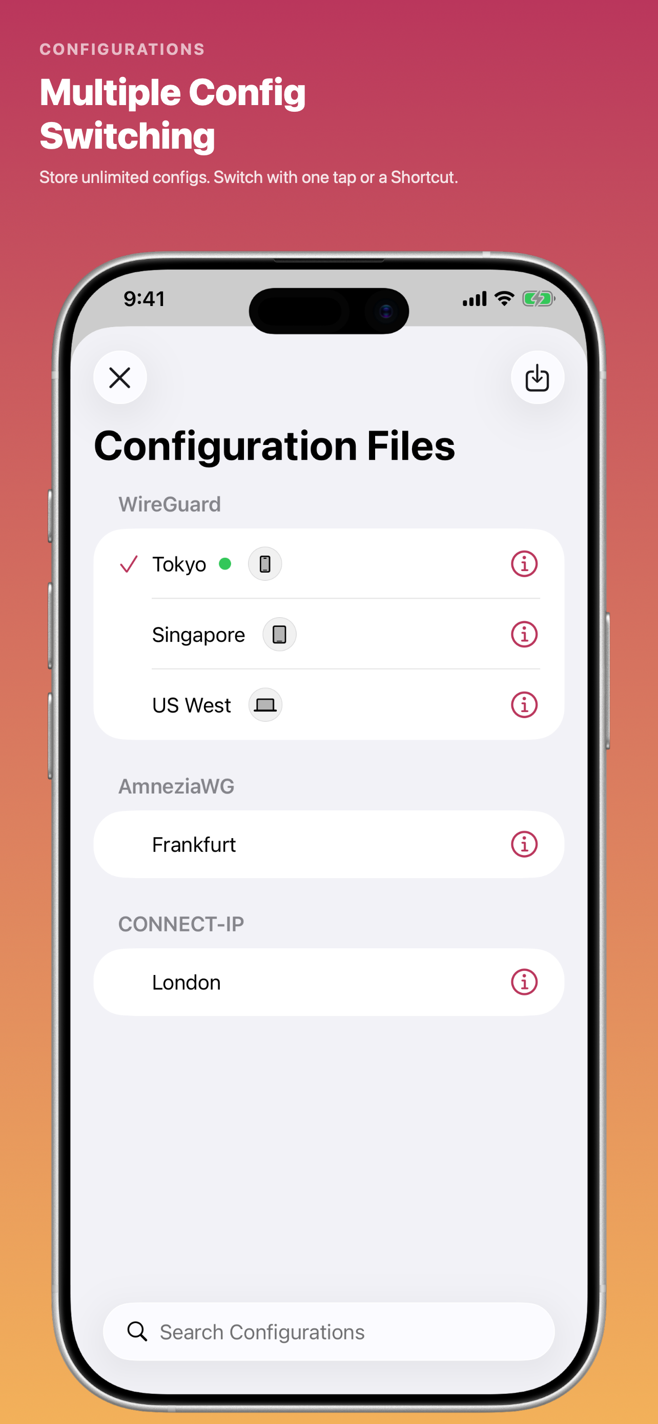 Xlarva - WireGuard VPN Client screenshot 5