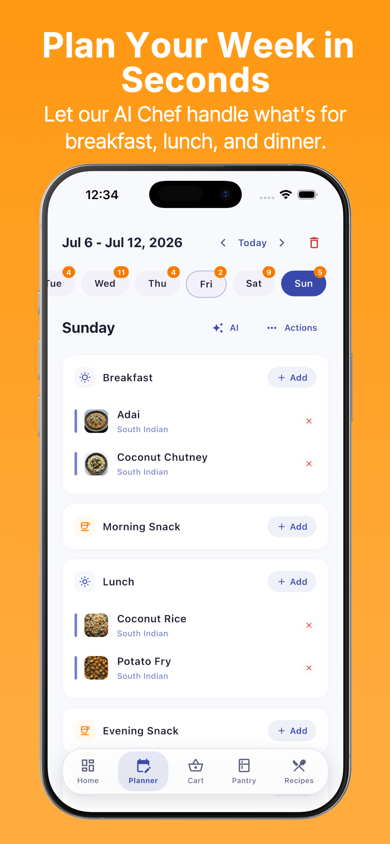 Cooking Planner Assistant screenshot 2