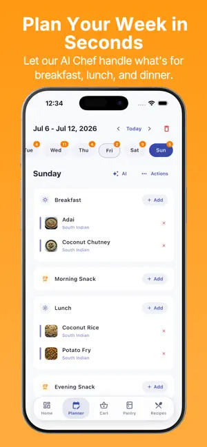 CookPlan: Meal Planner,Recipes screenshot 2