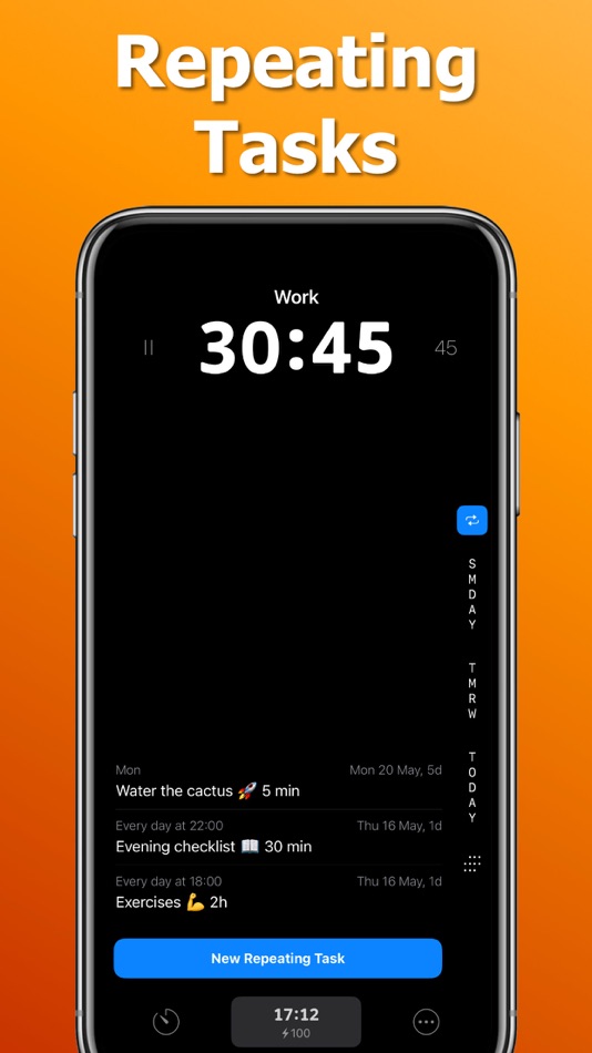 #6. Goals Tracker 24/7 - timeto.me (iOS) Podle: Ivan Medvedev