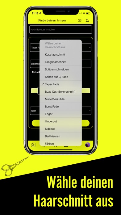 FriseurScout Screenshot 1 - AppWisp.com FriseurScout Screenshot 1 - AppWisp.com