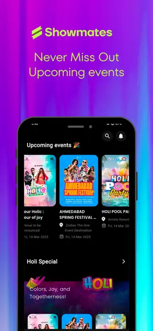 Showmates: Book Events Now screenshot 2