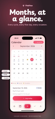 PinkPaw: Period Tracker screenshot 2