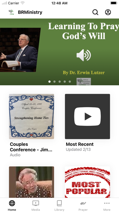 Biblical Restoration Ministry Screenshot