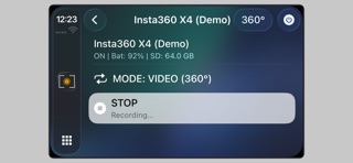 Insta360 Remote for CarPlay Screenshot 2 of 3