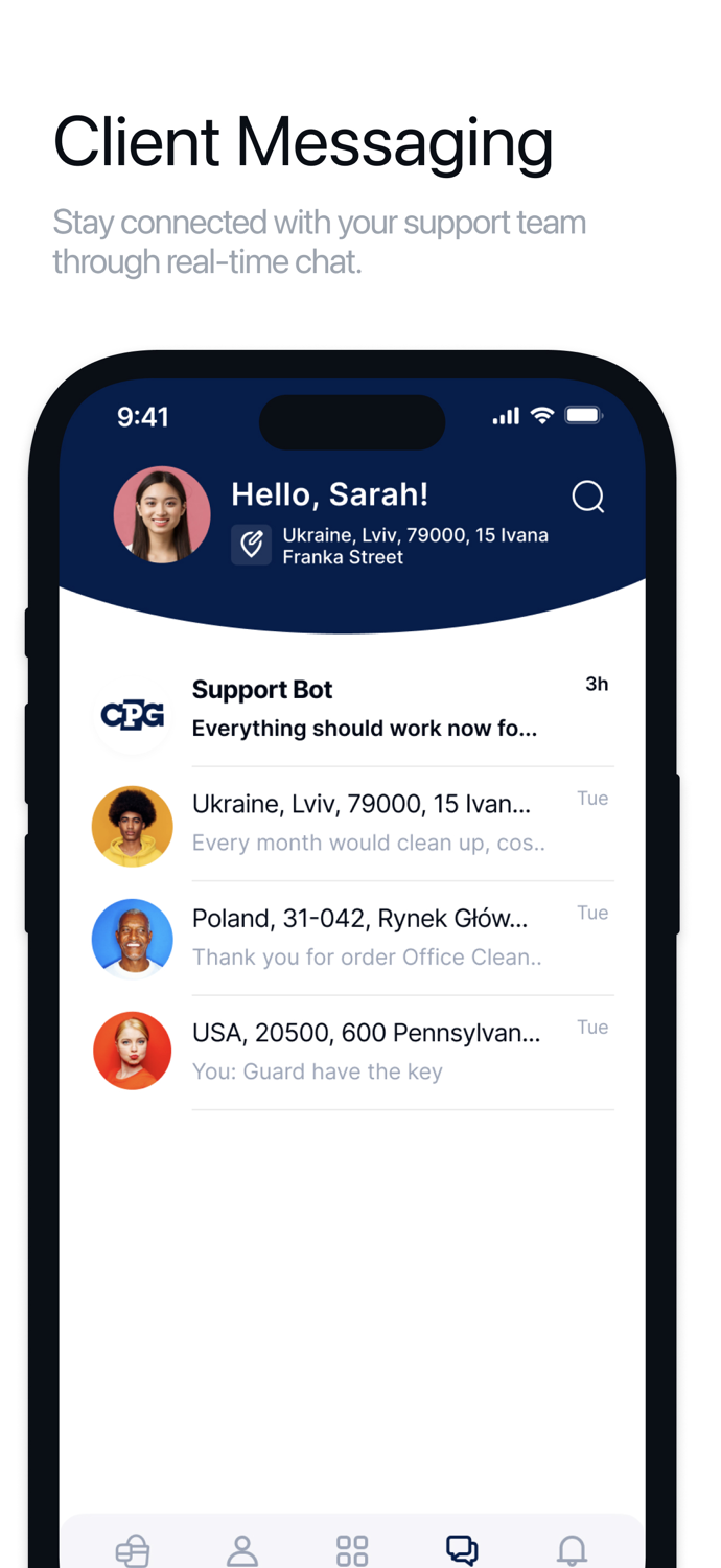 CPG Facility Management App