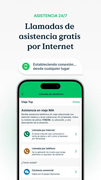Heymondo - Seguros de Viaje iPhone screenshot 3