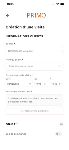 PRIMO Reporting screenshot