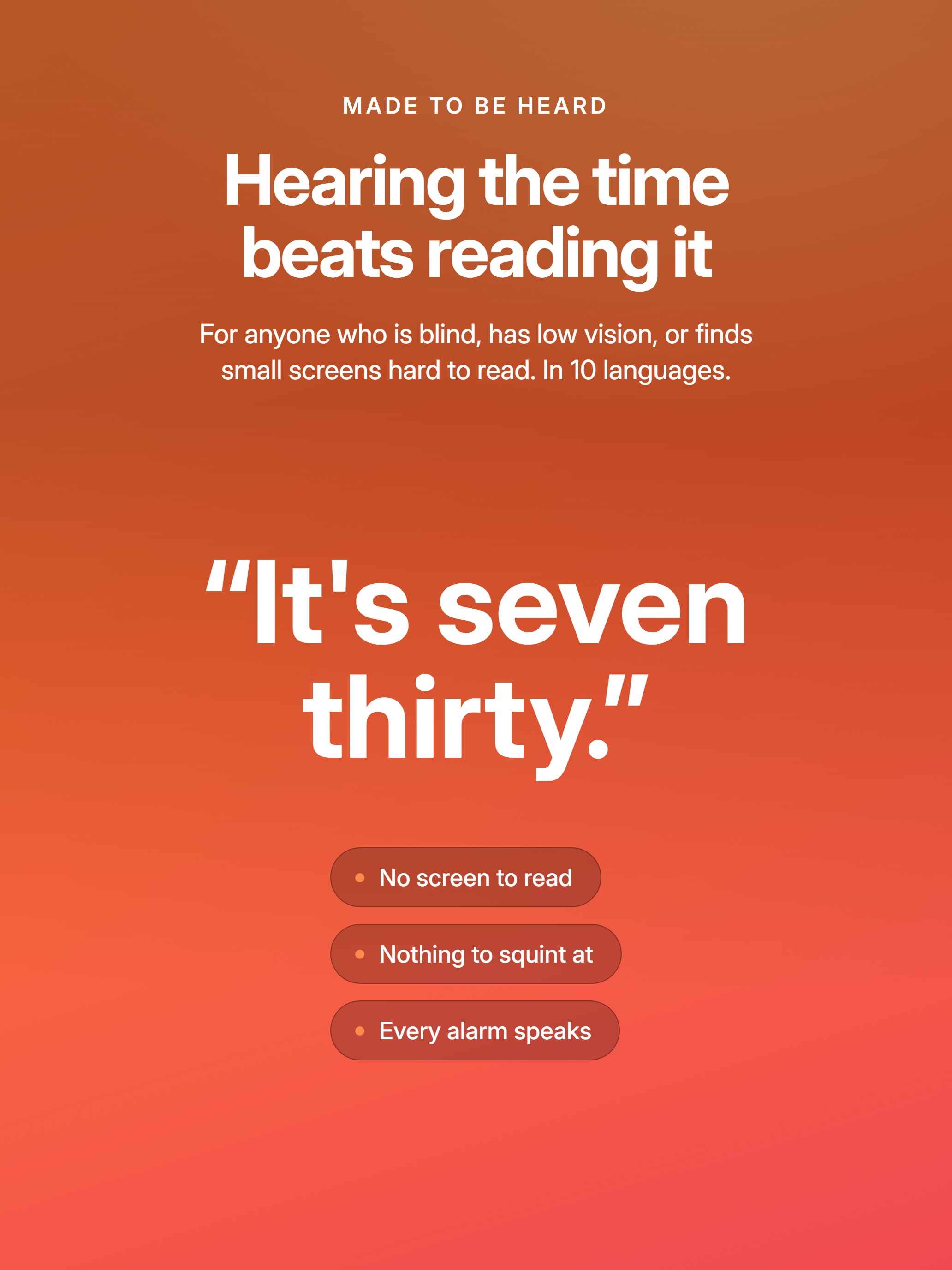 Talking Alarm Clock: Say Time screenshot 10
