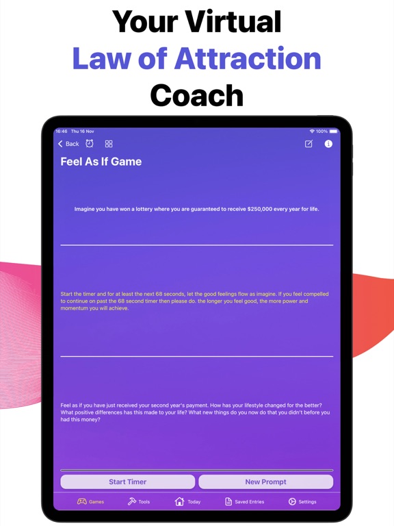 Screenshot #6 pour Law of Attraction Toolbox